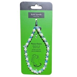 🆕 Kate Spade Crystal Beaded Phone Charm Wristlet